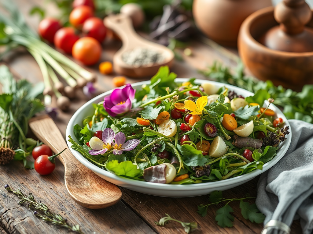 Atelier « le printemps, la salade de jeunes pousses »