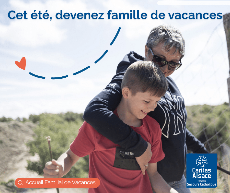 Caritas Alsace recherche des familles d’accueil de vacances pour l’été 2026